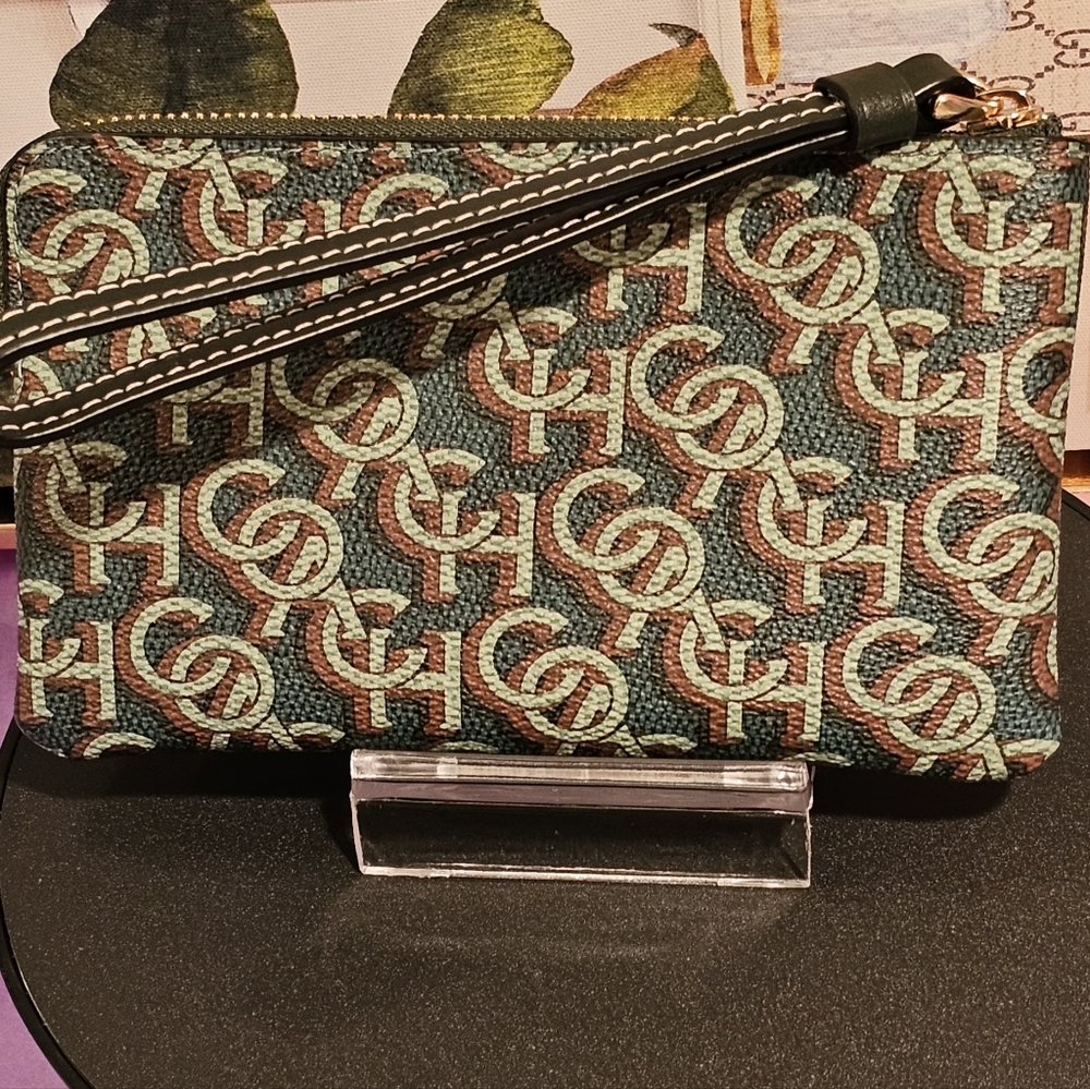Coach Leather Corner Zip Wristlet - Picture 3 of 13